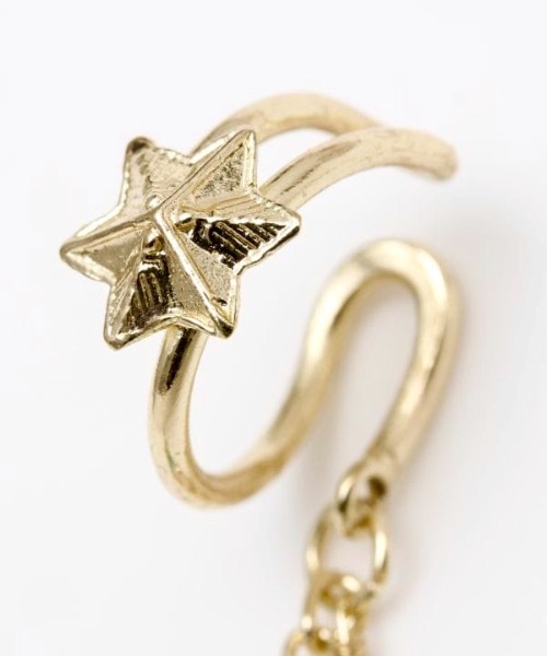 チャイハネ（チャイハネ）の「【チャイハネ】スタープティイヤーカフ（イヤーカフ・レディース・シルバー/ゴールド・FREE）」の3枚目の写真