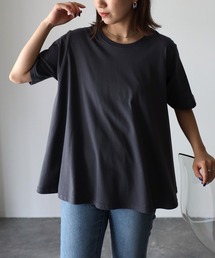 Aラインフレア半袖Tシャツ