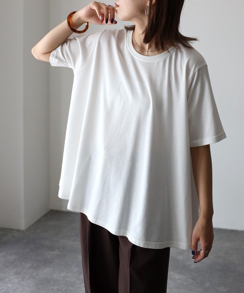 Aラインフレア半袖Tシャツ（Tシャツ/カットソー）｜Riberry（リベリー