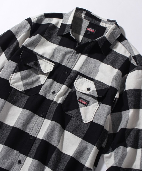 Dickies（ディッキーズ）の「【GENUINE DICKIES/ジェニュインディッキーズ】ブロックチェック ネルシャツ（シャツ/ブラウス・メンズ・レッド/ブルー/グリーン/ブラック・XL/L/M）」の15枚目の写真