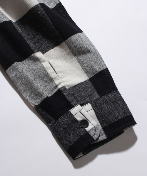 Dickies（ディッキーズ）の「【GENUINE DICKIES/ジェニュインディッキーズ】ブロックチェック ネルシャツ（シャツ/ブラウス・メンズ・レッド/ブルー/グリーン/ブラック・XL/L/M）」の10枚目の写真