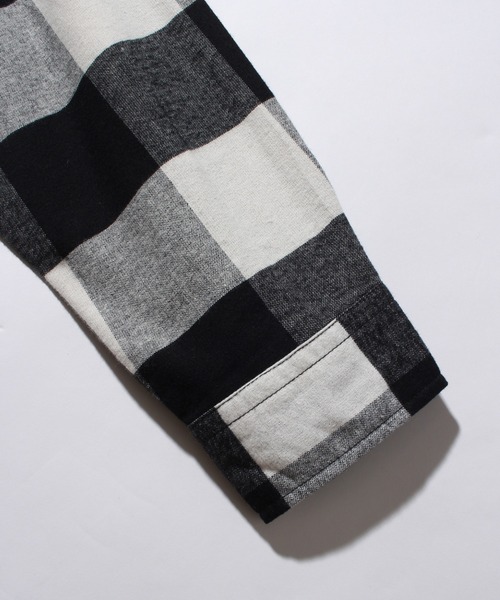 Dickies（ディッキーズ）の「【GENUINE DICKIES/ジェニュインディッキーズ】ブロックチェック ネルシャツ（シャツ/ブラウス・メンズ・レッド/ブルー/グリーン/ブラック・XL/L/M）」の9枚目の写真