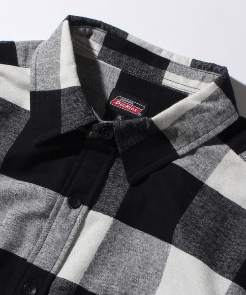 Dickies（ディッキーズ）の「【GENUINE DICKIES/ジェニュインディッキーズ】ブロックチェック ネルシャツ（シャツ/ブラウス・メンズ・レッド/ブルー/グリーン/ブラック・XL/L/M）」の6枚目の写真