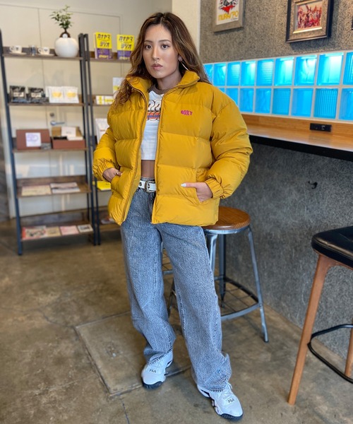 ROXY(ロキシー)の「ROXY/ロキシー ダウンジャケット オーバーサイズ RJK234010(ダウンジャケット/コート・レディース・ブラック/オレンジ・M/L)」の15枚目の写真