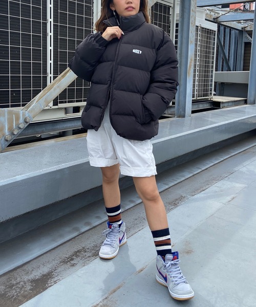 ROXY(ロキシー)の「ROXY/ロキシー ダウンジャケット オーバーサイズ RJK234010(ダウンジャケット/コート・レディース・ブラック/オレンジ・M/L)」の7枚目の写真