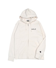 MILK ジップ UP パーカー
