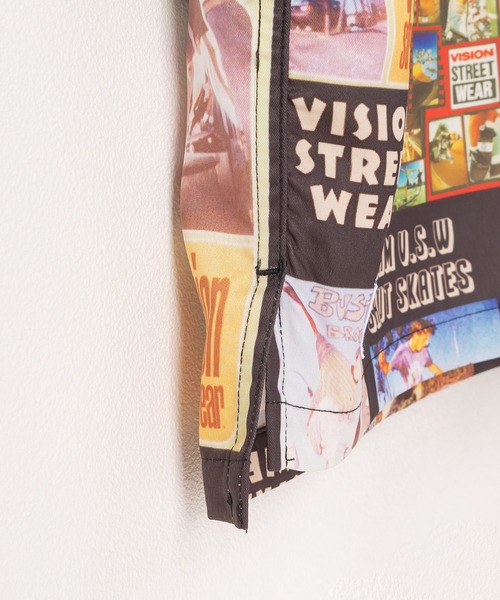 VISION STREET WEAR（ヴィジョンストリートウェア）の「【VISION STREET WEAR／ヴィジョンストリートウェア】総柄オープンカラーシャツ/開襟シャツ/ビッグシルエット（シャツ/ブラウス・メンズ・ブラック系その他/ブラック・M/L/XL）」の10枚目の写真