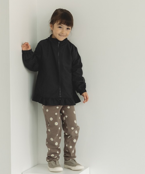 pairmanon（ペアマノン）の「裾フリル ナイロン ジャケット（ナイロンジャケット・キッズ・ブルー系その他4/ブルー系その他/ブラック/テラコッタ/ラベンダー/ミント/ピンク/ピンク系その他/ライトベージュ/ブルー系その他2/ネイビー・90/150/130/120/140/110/100）」の13枚目の写真