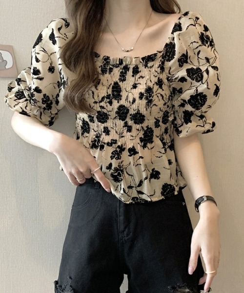 2WAYシャーリングブラウス KBF｜2WAYシャーリングブラウス | Rakuten Fashion(楽天