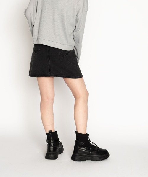 SVEC（シュベック）の「ダッドスニーカー 厚底 ローファー ニットブーツ（ブーツ・メンズ・ブラック・41/39/42/44/40/43）」の15枚目の写真