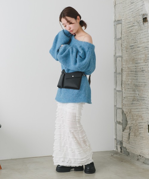 Kastane（カスタネ）の「2wayボディBAG（ボディバッグ/ウエストポーチ・レディース・アイボリー/ブラウン/ブラック・FREE）」の10枚目の写真