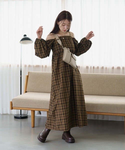 Kastane（カスタネ）の「2wayボディBAG（ボディバッグ/ウエストポーチ・レディース・アイボリー/ブラウン/ブラック・FREE）」の18枚目の写真