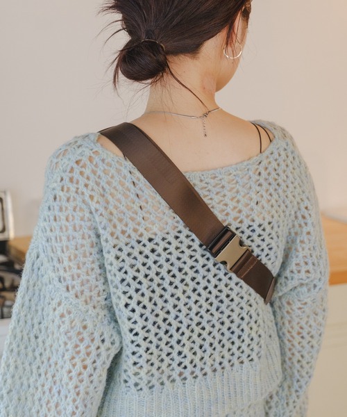 Kastane（カスタネ）の「2wayボディBAG（ボディバッグ/ウエストポーチ・レディース・アイボリー/ブラウン/ブラック・FREE）」の21枚目の写真