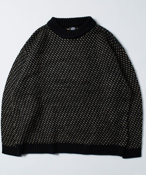 FREAK&#39;S STORE - 【WEB限定】バーズアイニット FREAK'S STORE/リラックスフィット バーズアイ クルーネック
