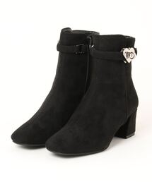 【Bridget Birkin】ハート金具ベルトショートブーツ(533030)