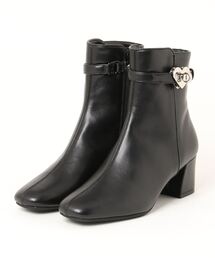 【Bridget Birkin】ハート金具ベルトショートブーツ(533030)