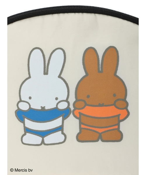 Green　Parks（グリーンパークス）の「miffy/ナイロンラウンドポーチ（ポーチ・レディース・ホワイト・FREE）」の5枚目の写真