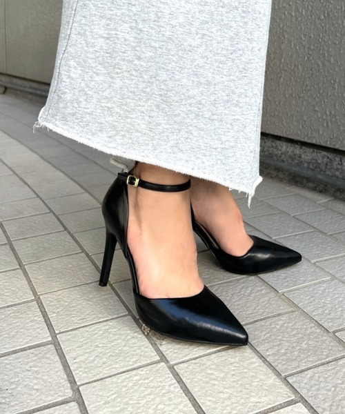 R&E（アールアンドイー）の「【23AW新作】【R&E】アンクルストラップセパレートヒールパンプス（パンプス・レディース・シルバー系その他/ブラック・22cm/22.5cm/23cm/23.5cm/24cm/24.5cm）」の10枚目の写真