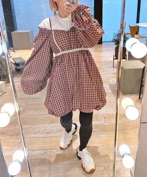 Alley by w closet（アリーバイダブルクローゼット）の「【Alley】パールハーネス（その他トップス・レディース・オフホワイト・FREE）」の3枚目の写真