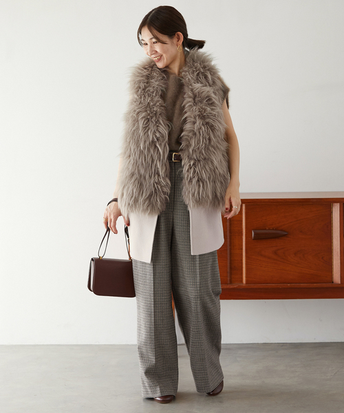 VERMEIL par iena（ヴェルメイユパーイエナ）の「2WAYファーニット