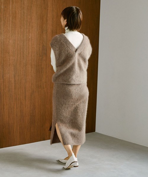 VERMEIL par iena（ヴェルメイユパーイエナ）の「2WAYファーニット