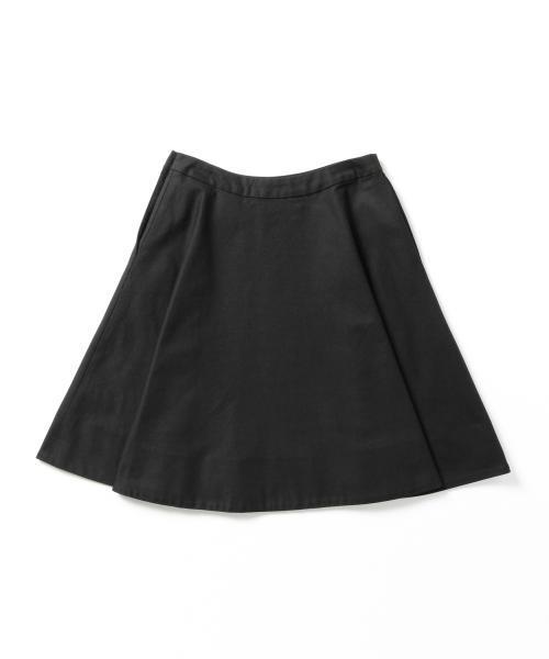 BEAMS BOY（ビームスボーイ）の「BEAMS BOY / バックサテン フレア ミディアムスカート（スカート・レディース・ブラック/カーキ/ライトブルー・0/1）」の8枚目の写真