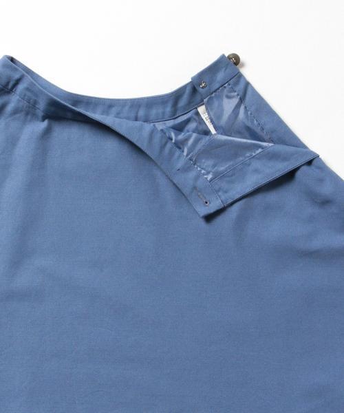 BEAMS BOY（ビームスボーイ）の「BEAMS BOY / バックサテン フレア ミディアムスカート（スカート・レディース・ブラック/カーキ/ライトブルー・0/1）」の13枚目の写真