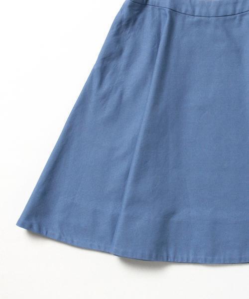 BEAMS BOY（ビームスボーイ）の「BEAMS BOY / バックサテン フレア ミディアムスカート（スカート・レディース・ブラック/カーキ/ライトブルー・0/1）」の5枚目の写真