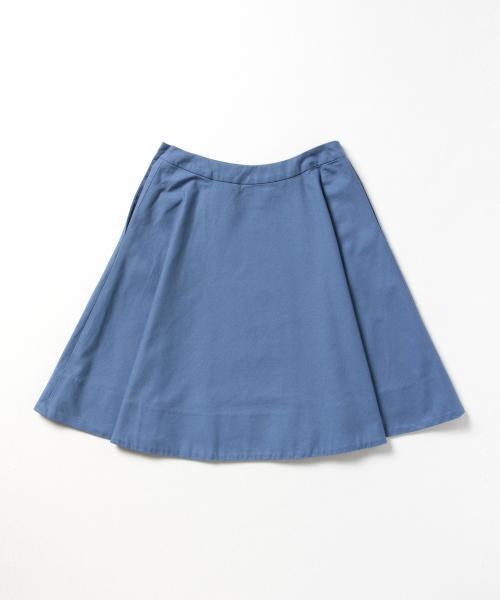 BEAMS BOY（ビームスボーイ）の「BEAMS BOY / バックサテン フレア ミディアムスカート（スカート・レディース・ブラック/カーキ/ライトブルー・0/1）」の6枚目の写真