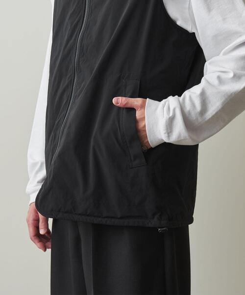 Steven Alan＞ メモリー&フリース リバーシブル ベスト