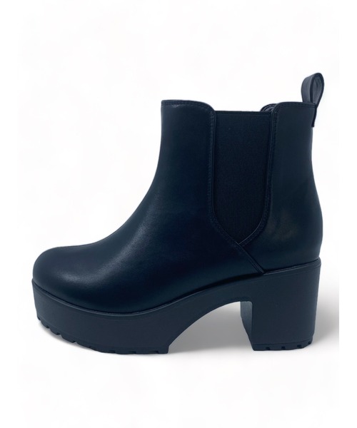 Sugar Sugar（シュガーシュガー）の「【SUGAR SUGARシュガーシュガー】サイドゴアブーツ（ブーツ・レディース・ブラック/ダークブラウン・S/M/L/LL）」の4枚目の写真