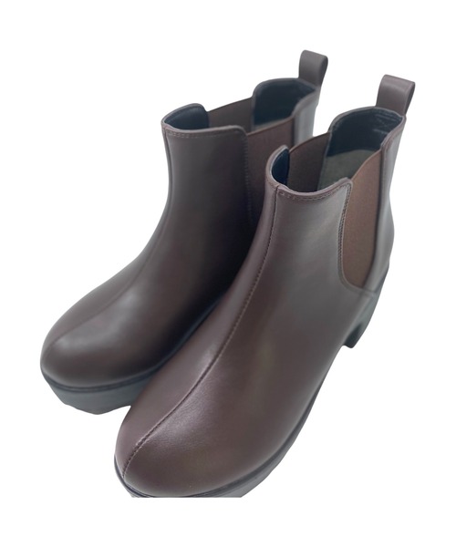 Sugar Sugar（シュガーシュガー）の「【SUGAR SUGARシュガーシュガー】サイドゴアブーツ（ブーツ・レディース・ブラック/ダークブラウン・S/M/L/LL）」の12枚目の写真