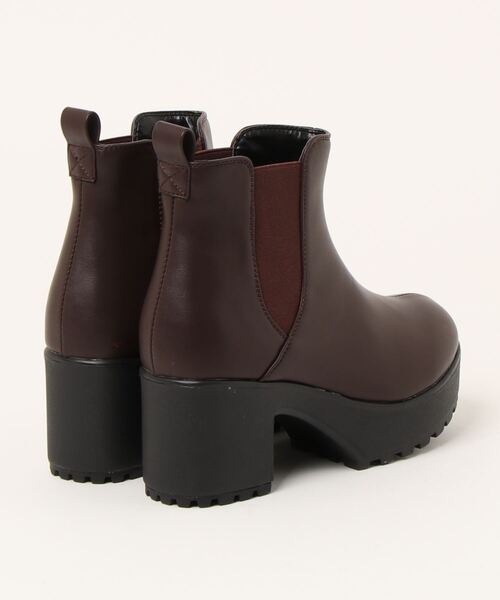 Sugar Sugar（シュガーシュガー）の「【SUGAR SUGARシュガーシュガー】サイドゴアブーツ（ブーツ・レディース・ブラック/ダークブラウン・S/M/L/LL）」の17枚目の写真