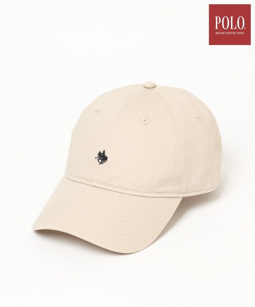 Heather（ヘザー）の「【POLO BCS(ポロ・ビーシーエス)】刺繍CAP  975630（キャップ・レディース・ベージュ/ブラック/ネイビー/ブラウン/ブラック系・ONE SIZE）」の4枚目の写真