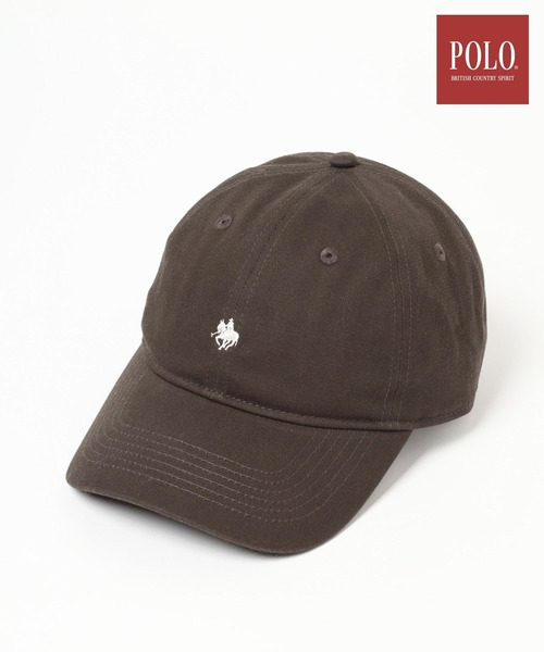 Heather（ヘザー）の「【POLO BCS(ポロ・ビーシーエス)】刺繍CAP  975630（キャップ・レディース・ベージュ/ブラック/ネイビー/ブラウン/ブラック系・ONE SIZE）」の3枚目の写真