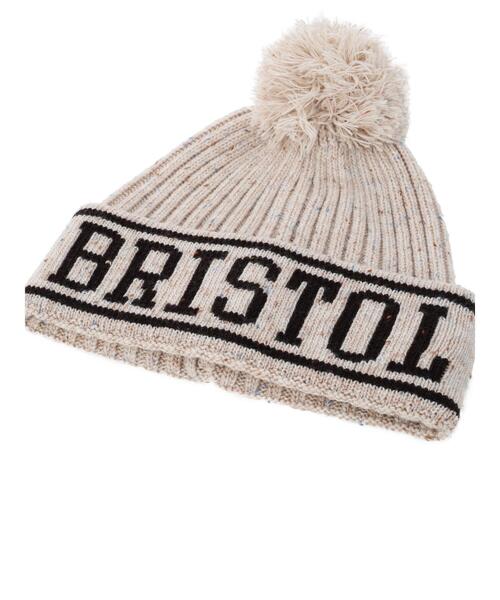 Samansa Mos2（サマンサ モスモス）の「ぽんぽんロゴニットワッチ（ニットキャップ/ビーニー・レディース・ベージュ/モカ・F）」の5枚目の写真