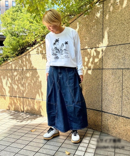 GREEN BOWL Heavy Weight L/S T-shirts(Aloha Hawaii柄)（Tシャツ/カットソー）｜GREEN BOWL（グリーンボウル）