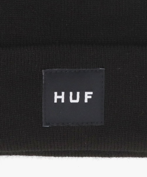 HUF（ハフ）の「HUF SET BOX BEANIE（ニットキャップ/ビーニー・メンズ・グレー/ブラック・O/S）」の7枚目の写真