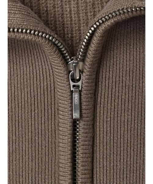 AMERICAN HOLIC(アメリカンホリック)の「バイパチハーフZIP片畦ニットプルオーバー(ニット/セーター・レディース・モカ/アイボリー/オレンジ/ダークグレー・M/L)」の18枚目の写真