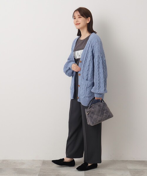 SHOO・LA・RUE(シューラルー)の「◆フェイクファーキルティングショルダーバッグ(ショルダーバッグ・レディース・ベージュ/グレー/アイボリー/ブラック・00)」の17枚目の写真