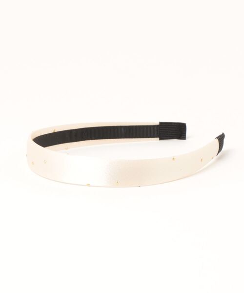 LOWRYS FARM(ローリーズファーム)の「ツブツブカチューシャ 984006(カチューシャ・レディース・アイボリー/ブラック・FREE)」の3枚目の写真