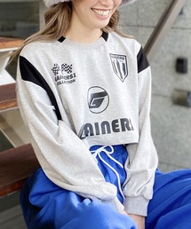 【ムラサキスポーツ限定】KOREA/コリア スウェット トレーナー DESI GAINER BACITY TRAIN クロップド丈 K-NZ-3-521-1