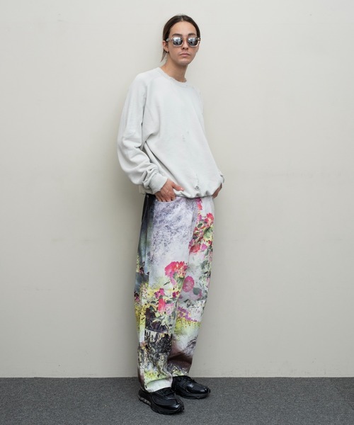 Russell Athletic（ラッセルアスレティック）の「【BAL（バル）/2024春夏】BAL / RUSSELL ATHLETIC HIGH COTTON DISTRESSED CREW（スウェット・メンズ・アイボリー/ブラック・1/2/3）」の14枚目の写真