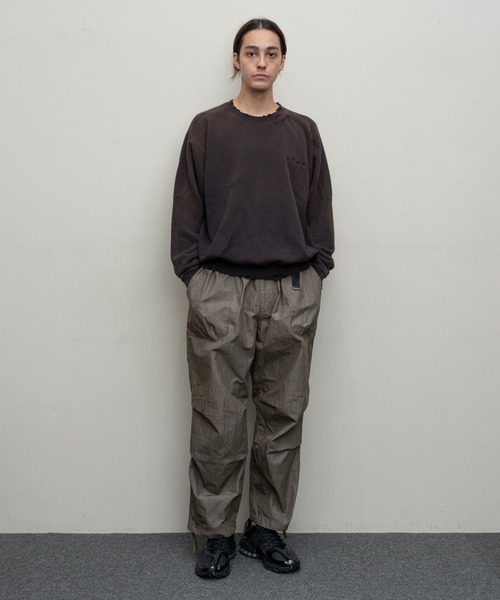 Russell Athletic（ラッセルアスレティック）の「【BAL（バル）/2024春夏】BAL / RUSSELL ATHLETIC HIGH COTTON DISTRESSED CREW（スウェット・メンズ・アイボリー/ブラック・1/2/3）」の15枚目の写真