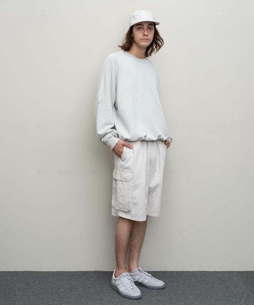 Russell Athletic（ラッセルアスレティック）の「【BAL（バル）/2024春夏】BAL / RUSSELL ATHLETIC HIGH COTTON DISTRESSED CREW（スウェット・メンズ・アイボリー/ブラック・1/2/3）」の20枚目の写真