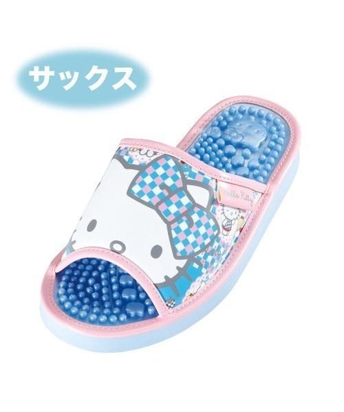 Mayree（メイリー）の「【Sanrio】サンリオハローキティチェックリボンヘルシーサンダル(MA)（サンダル・レディース・ブラック/ピンク/サックスブルー/レッド・M/L）」の3枚目の写真