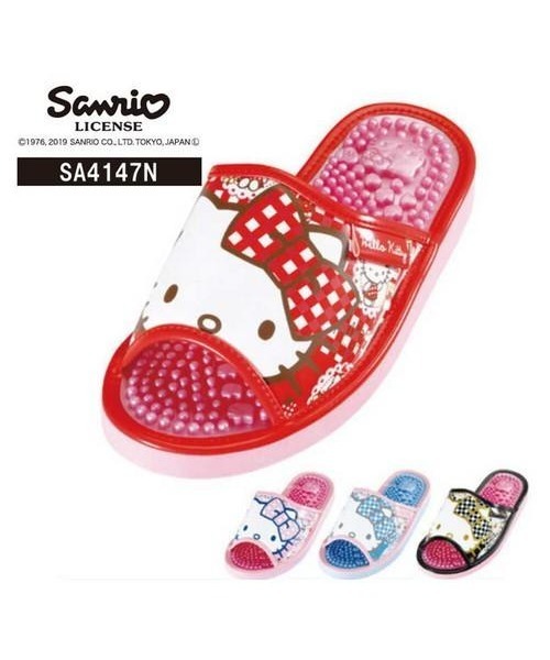 Mayree（メイリー）の「【Sanrio】サンリオハローキティチェックリボンヘルシーサンダル(MA)（サンダル・レディース・ブラック/ピンク/サックスブルー/レッド・M/L）」の5枚目の写真