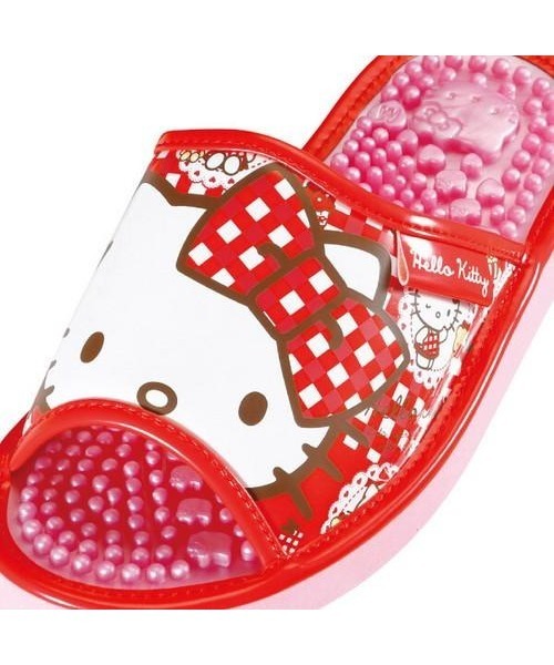 Mayree（メイリー）の「【Sanrio】サンリオハローキティチェックリボンヘルシーサンダル(MA)（サンダル・レディース・ブラック/ピンク/サックスブルー/レッド・M/L）」の6枚目の写真