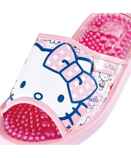Mayree（メイリー）の「【Sanrio】サンリオハローキティチェックリボンヘルシーサンダル(MA)（サンダル・レディース・ブラック/ピンク/サックスブルー/レッド・M/L）」の7枚目の写真
