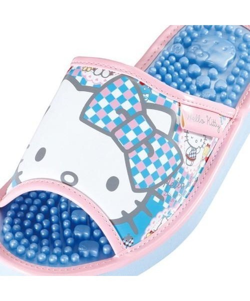 Mayree（メイリー）の「【Sanrio】サンリオハローキティチェックリボンヘルシーサンダル(MA)（サンダル・レディース・ブラック/ピンク/サックスブルー/レッド・M/L）」の8枚目の写真